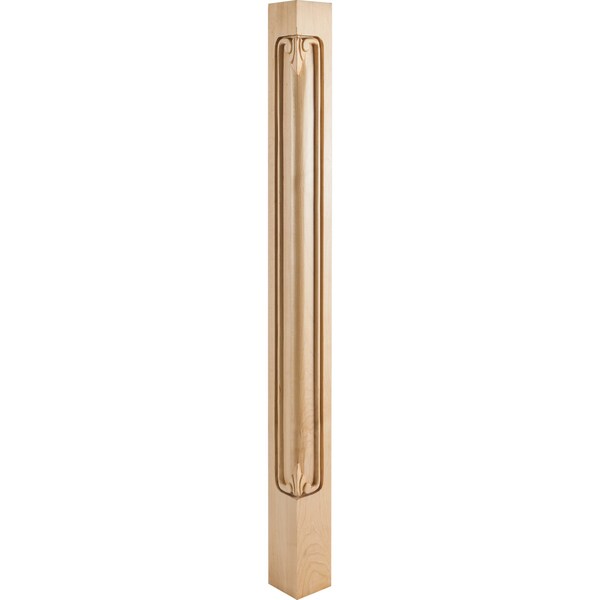 Hardware Resources 2-3/4" Wx2-3/4"Dx35-1/2"H Hard Maple Acanthus Corner Post CP-1MP - main